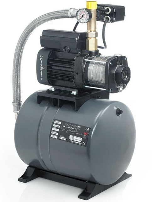Установка повышенного давления GRUNDFOS CMB 5-46 (БАК 60 ЛИТРОВ)